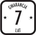7 lat gwarancji